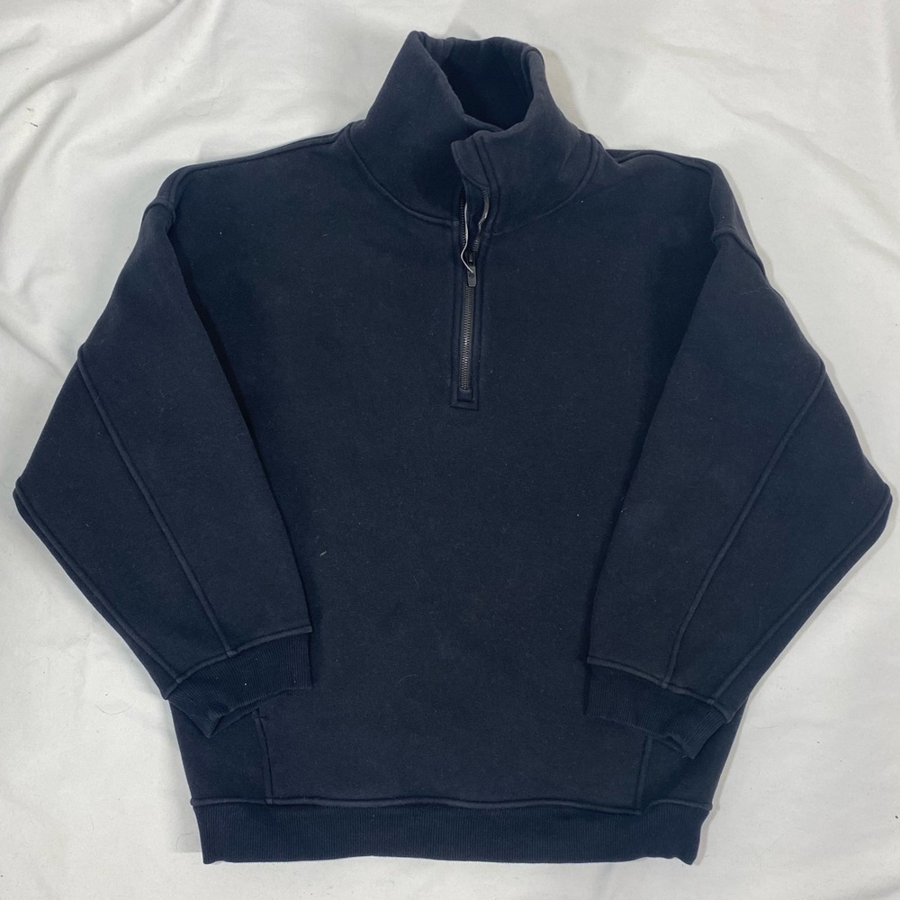 Lululemon Quarter Zip Black Sweatshirt